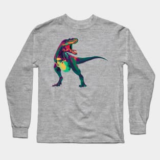 Rainbow Dino Long Sleeve T-Shirt